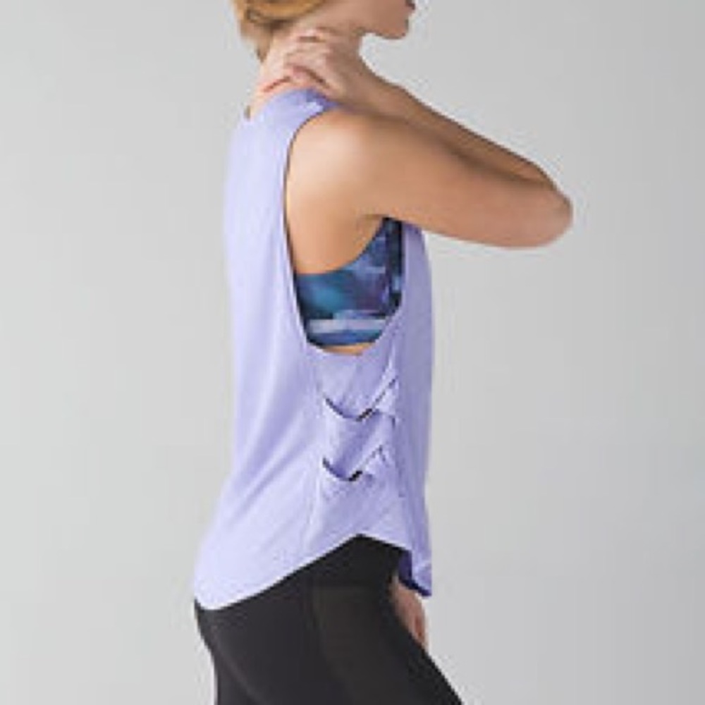 Lululemon Var-City Muscle Criss-Cross Tank
